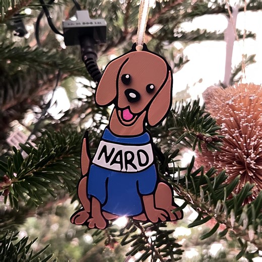 3D Printed Nard Dog Office Ornament - Etsy