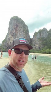 A true paradise 🏝️ This is Phra Nang Cave Beach in Krabi Thailand. The best time to come here is at low tide so you can walk around to the other islands. #Krabi #Thailand #islandlife #islands #traveler | Island Hopper TV