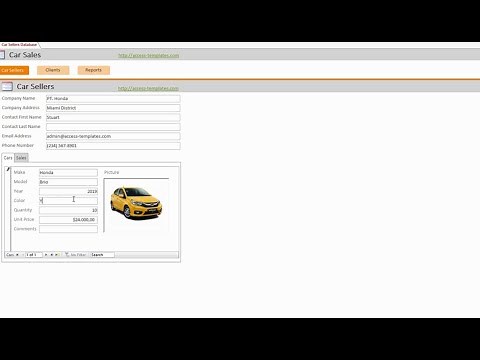 How to Use Car Dealer Software in Access Database for Free