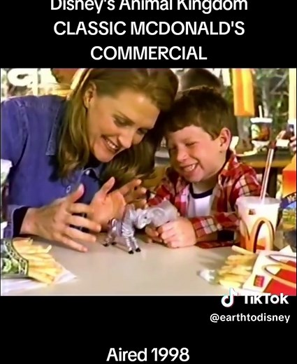 Disney's Animal Kingdom: Classic McDonald's Commercial from 1998