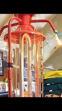 1918 - Fry Model 17 - 5 Gallon Visible Gas Pump - "Mae West" - Guarantee Liquid Measure Co.