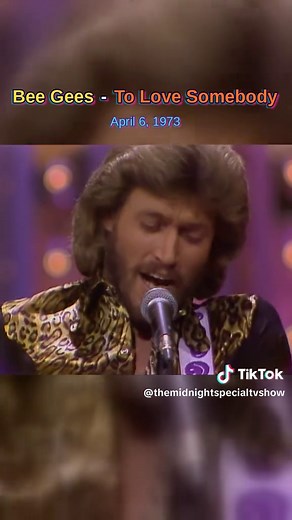 To Love Somebody – Bee Gees, live on The Midnight Special (Apr 6, 1973) Soulful, vulnerable, and timeless. The Bee Gees strip it down on The Midnight Special with “To Love Somebody,” showcasing Barry Gibb’s aching vocal and the group’s trademark harmonies in one of their most enduring ballads. Trivia: Written by Barry and Robin Gibb in 1967, “To Love Somebody” was originally intended for Otis Redding before his death. Though it wasn’t a No. 1 hit at the time, it went on to become one of the Bee