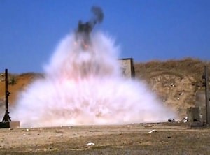 Testing a fertilizer bomb