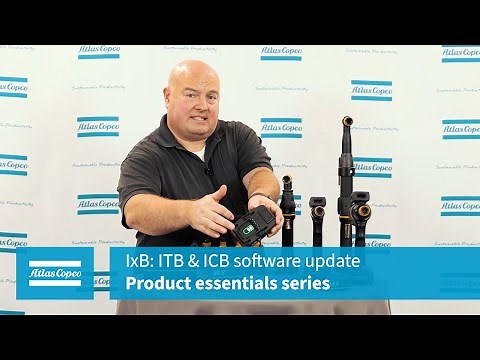Product Essential Series: IxB: ITB/ICB software update | Atlas Copco