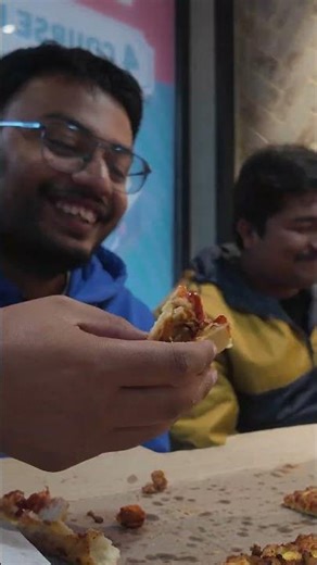 Humne kiya Dominos 6 in 1 pizza challenge #shorts #dominos #pizzachallenge #minivlog