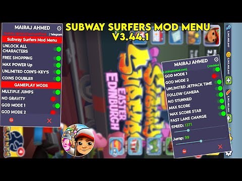 Subway Surfers Mod Menu v3.44.1 - Subway Surfers Mod Apk