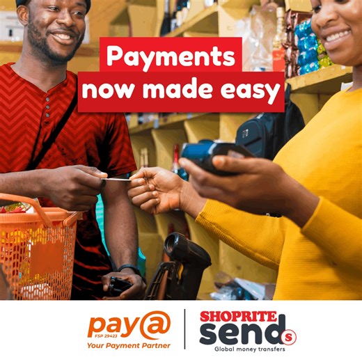 Paying for your Shoprite Send order has become easier, faster, and simpler. You can now pay for your order using pay@ at any till at a Shoprite, Checkers or Usave store and at any Pay@ partner store. #shopritesend #Shopritexpay@ #closertohome | Shoprite Send