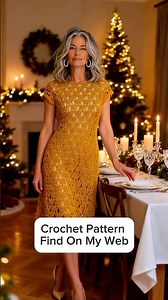 Crochet Pattern - Sienna Lace Dress (pattern link in 1st comment)