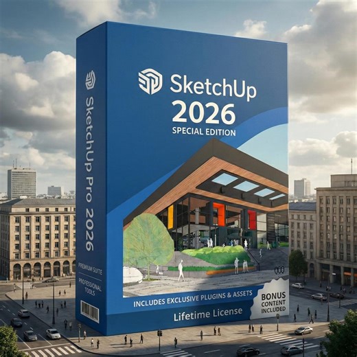 Sketchup Pro 2026 3D Modeling Software Win 10/11 & Mac | Instant Download - Etsy