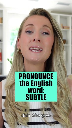 Can you pronounce the english word 'Subtle' #learnenglish #englishfluency #englishonline #ielts