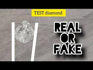 5 ways to Tell if A diamond is Fake or real 💎