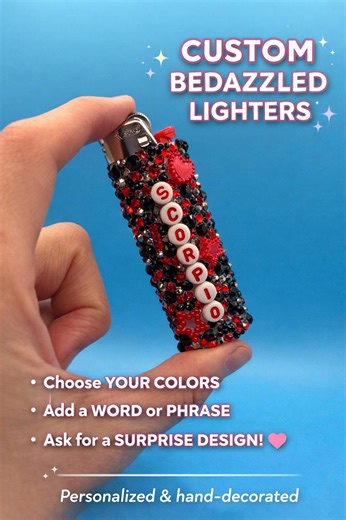 Custom Bedazzled Bic Lighter | Personalized Rhinestone Lighter | Choose Colors + Name | Cute Girly Gift | Y2K Cute Asthetic | Refillable - Etsy Canada