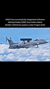 544K views · 18K reactions | DRDO has successfully integrated Software Defined Radio (SDR) into India’s Netra AEW&C (AWACS) system under Project SIAG | Indian Defence Times | Facebook