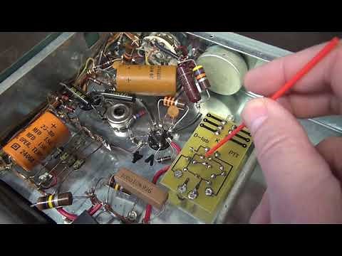 How to install PTT Push to talk Heathkit DX-60 Tube Ham Transmitter