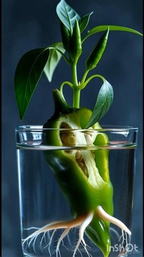 Green Chilli Growing Timelapse | Viral Plant Growth #shorts