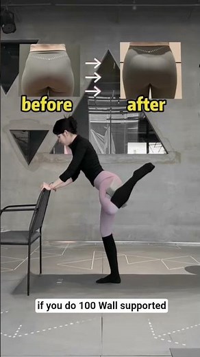 Bubble Butt Workout: 3 Wall Exercises to Lift & Shape Your Booty at Home #gym #beginnerworkout