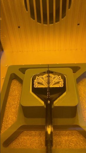 Laser dart engraving with the Xtool F2
