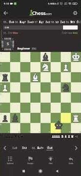 Chess :vs AI, Level 5, Beginner 850, Part-17 #chess #chessgames #games #checkmate