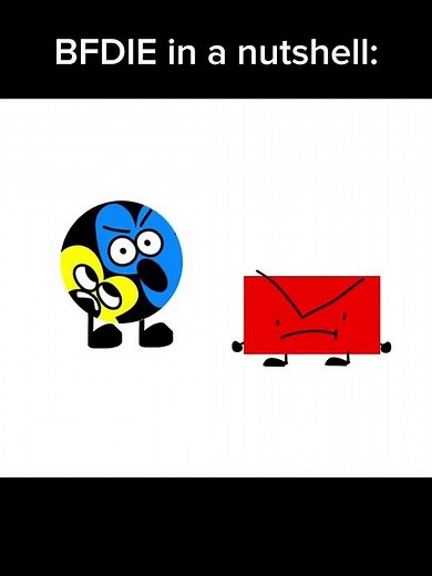 BFDIE in a nutshell #bfdi #bfdia #bfb #bfdie #tpot #fyp #shorts