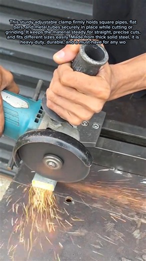 Amazing DIY Adjustable Metal Clamp | Genius Homemade Pipe & Square Tube Holder
