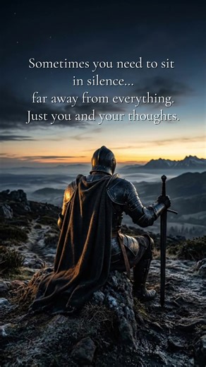 Everyone needs a moment for themselves. #darkfantasy #knight #cinematic #selfreflection #motivation