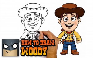 [Drawing 4 Kids][绘画教程][200125] 如何画玩具总动员的角色 How to Draw Toy Story