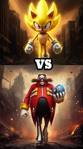 Super Sonic vs Dr. Robotnik vs The Flash (Eggman, Knuckles the Echidna, Silver Sonic, Vegeta)