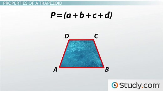 Trapezoid | Characteristics, Properties & Formulas