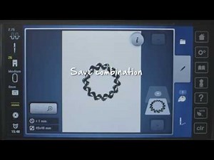 BERNINA 880: how to arrange embroidery patterns with the Shape Designer