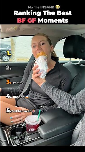Ranking The BEST BF GF Moments 2 #shortsviral