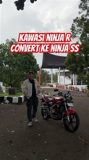 NINJA R MODIFICATION | CONVERT NINJA SS #kawasaki #kawasakininja #ninjar #ninjass #motorcyclemodi...