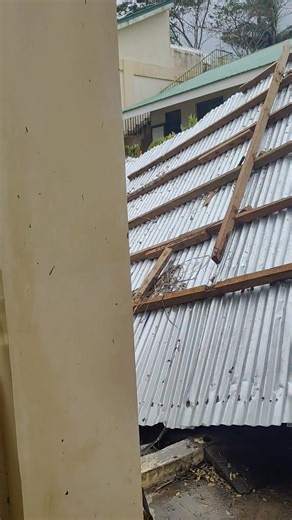 1.9K views · 20 reactions | Clearing out the GI sheets and other debris left by Typhoon Uwan to ensure a safe environment for all our learners. #school #safetyfirst | Elvie Panton-Toribio | Facebook