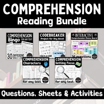 Reading Comprehension BUNDLE for Leveled Instruction and Differentiation