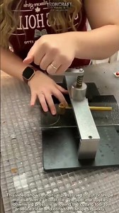 How a Manual Die Press Cuts Perfect Shapes | Fast and Accurate Cuts #LeatherCraft #Tools #Machining