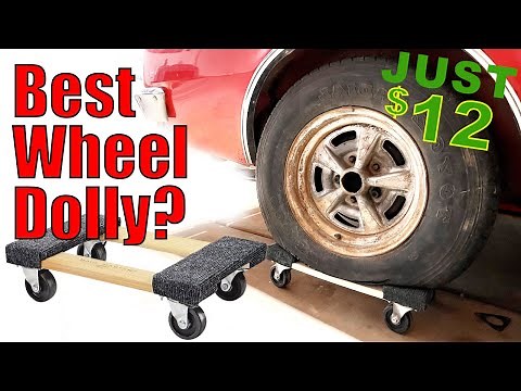 Best Wheel Dolly on a Budget - Wheel Dolly for $10 from Harbor Freight - Muscle Car Resto Build