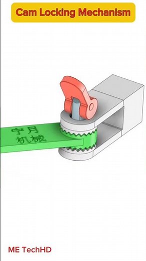 Cam Locking Mechanism #design #machine #solidwork #cad