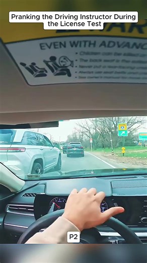 Pranking the Driving Instructor During the License Test #DrivingTest #DrivingInstructor #Prank #DrivingLesson #FunnyMoments