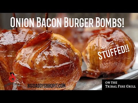 Onion Bacon Burger Bombs