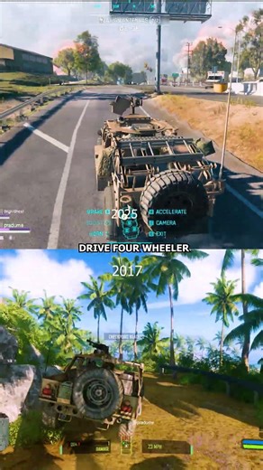 Operate Four Vehicle Wheeler Battlefield 6 Crysis Remastered #shorts #battlefield