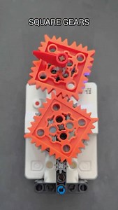 Square, Oval & Nautilus Gears Meshing in Slow Motion #lego #technic #gears #mechanical #mechanism #mechanicalengineering | Bricks Master Builders