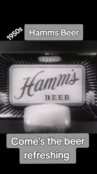 The Hamm's Beer commercials featuring the cartoon bear mascot began airing in the early 1950s. The commercials were part of the