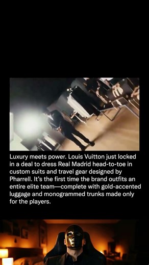 Real Madrid's new Louis Vuitton collection is absolutely insane #luxury #collaboration #realmadrid