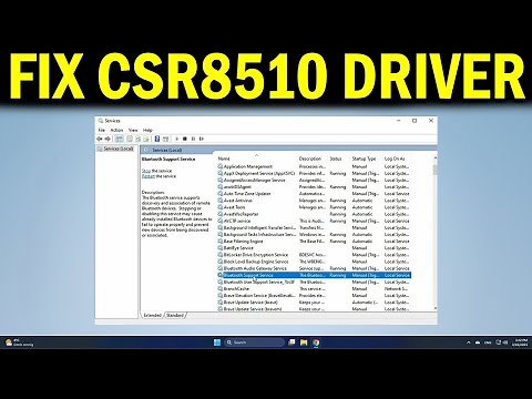 How To Fix CSR8510 A10 Driver Is Unavailable Error In Windows 11/10