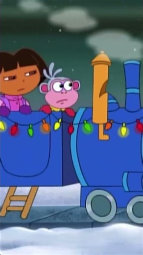 Santa’s Present Flys Out Of Azul The Blue Train From Dora And Boots
