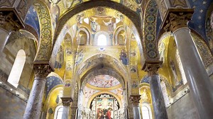 Catholic Church from the inside. Church,chapel. Europe. Stock.