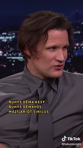 #MattSmith gives Jimmy a lesson in High Valyrian. #HouseOfTheDragon #FallonTonight