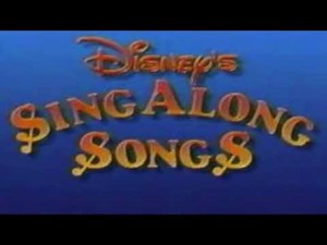 Disney Sing Along Songs Theme