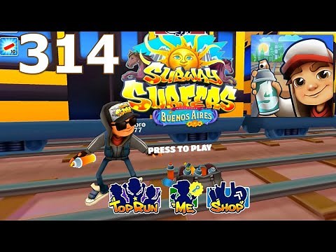 Subway Surfers Buenos Aires Fullscreen Gameplay PC HD - Episode 314