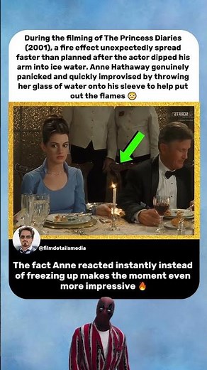Anne Hathaway Accidentally Helped Stop a Real Fire 😳 | The Princess Diaries (2001)