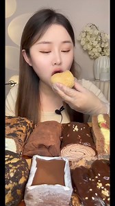 Choco Lava Chocolate Mochi Chocolate Moist Cake| Kawaii Dessert | Chi-Chi Asmr